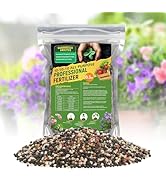10-10-10 Slow-Release Premium Fertilizer - All-Purpose Plant Food for Indoor Outdoor Gardening Ve...
