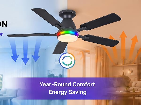 RGB Ceiling Fan