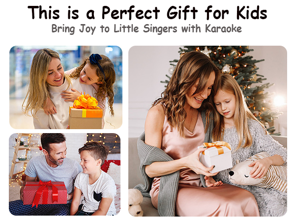 EWA Metal Mini Karaoke Machine for Kids,Girls,Boys