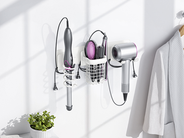 hair tool organizer wall mount