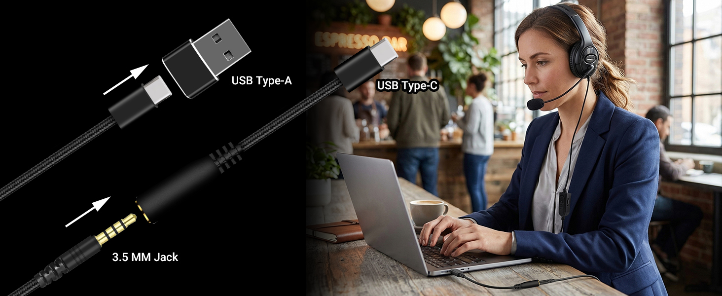 usb headset with mic