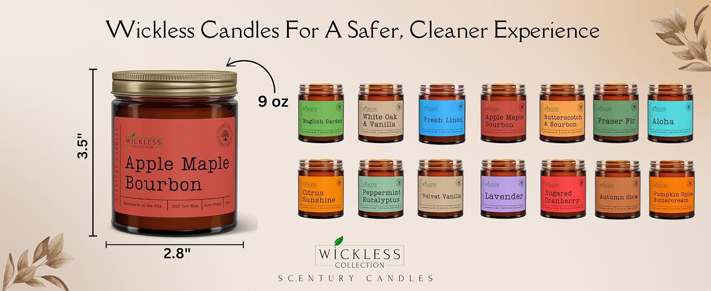 wickless scented candles for warmer lamp