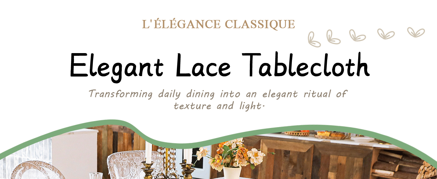 White Lace tablecloth