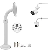 WiTi Security Camera Mount Bracket 6 inch Base,15.7inch-23.6 inch Extendable J-Pole Compatible wi...