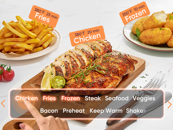 versatility with one touch