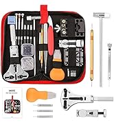 XOOL Watch Repair Kit, 151 PCS Watch Band Link Removal Tool, Spring Bar Tool Set, Watch Back Remo...