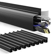 Delamu 157in Cable Management Under Desk, Safe &amp; Tidy Under Desk Cable Management for Home &amp; Offi...