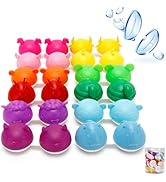 Natudeco 12Pack Contact Lens Case Cute Portable Cosmetic Contact Lens Container Stand Box Storage...