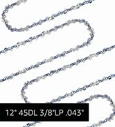 12" 45DL 3/8"LP .043"