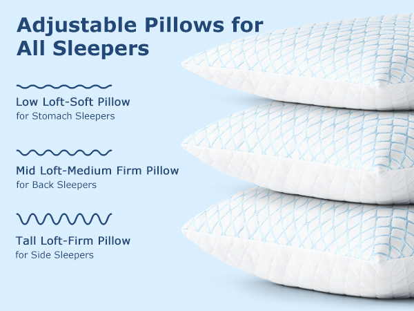 Adjustable Pillow for All Sleepers