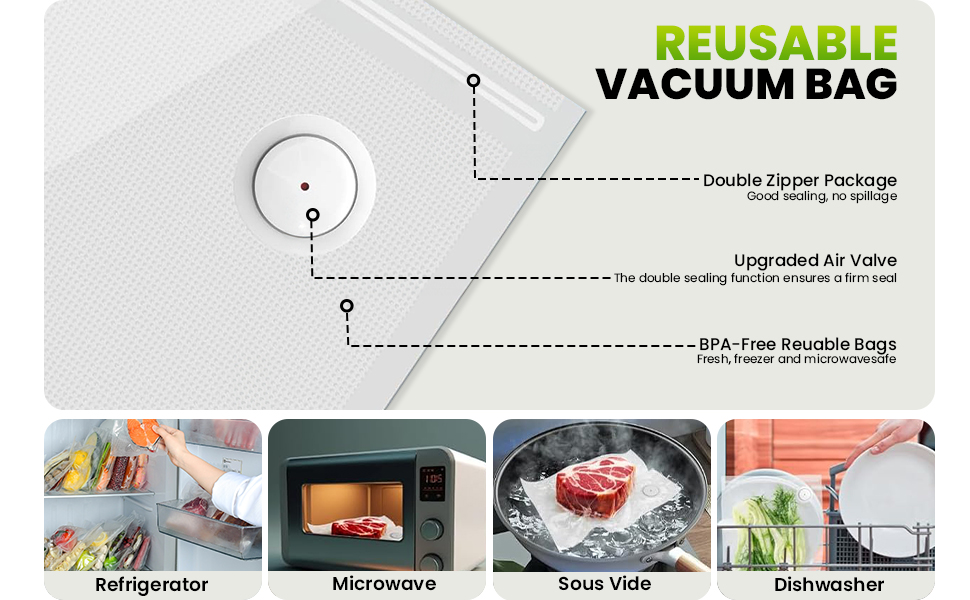 Compact Vacuum Sealer for Food