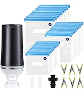 Sous Vide Bags Kit for Anova and Joule Cookers – 40 PCS Reusable Vacuum Food Storage Bags with El...