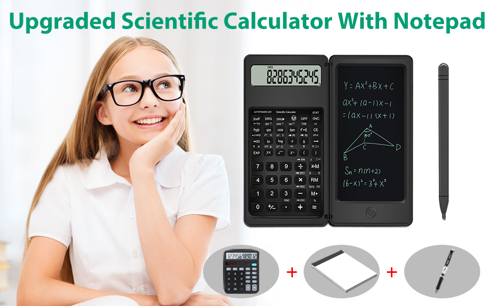 Upgraded Scientific Calculator With Notepad 