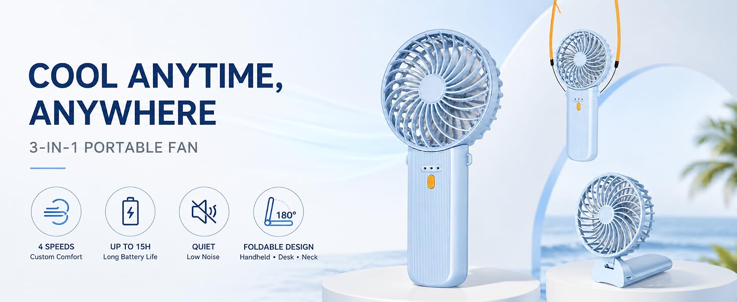 Portable Hand Fan
