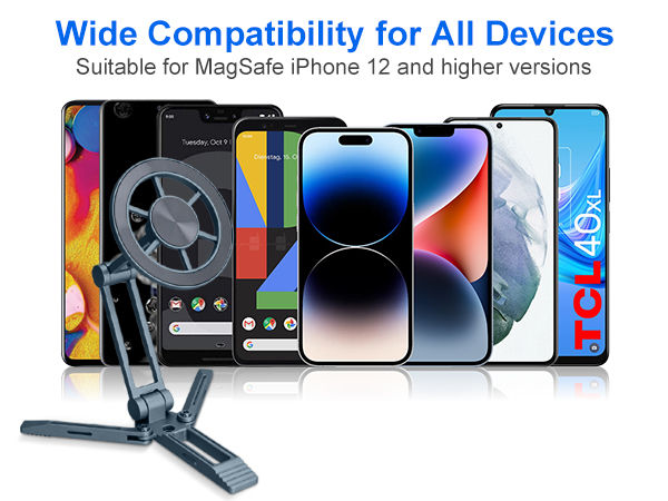Wide Compatibility for All DevicesSuitable for MagSafe iPhone 12 and higher versions