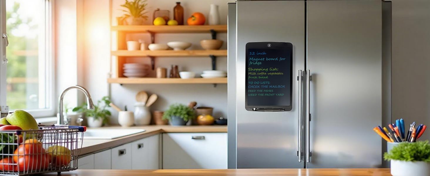 magnetic grocery list pad for fridge