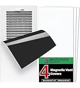 4 Pack Magnetic Vent Covers, Strong Vent Covers 5.5 X 12inch High Strength Magnetic Vent Cover fo...
