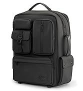 Cwatcun Camera Backpack, DSLR/SLR/Mirrorless Camera Bag for Photographers, Waterproof Leather Coa...