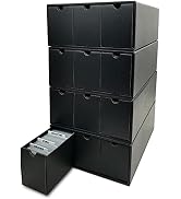 Fageverld Trading Card Storage Box - with 12 600-Count Cardboard Card Storage Box &amp; 50 Card Divid...