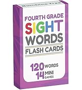 Sight Words Flash Cards - Dolch's Sight Word List on Thick Durable Large Flash Cards with Sorting...