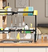 SNSLXH[2-Tier 4 Baskets]Over The Sink Dish Drying Rack, 24.8