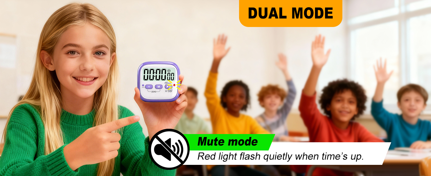 Digital timer with Silent Mode