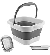 MontNorth Collapsible Foot Soak Tub with Handle,4 Gallons/15L Multifunction Foldable Foot Bath Ba...
