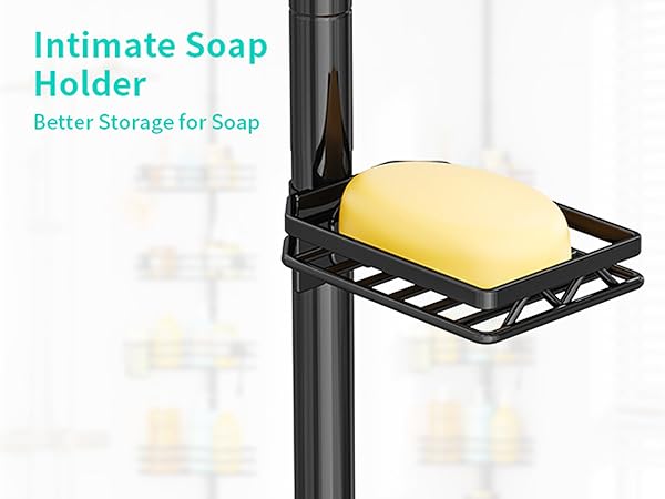 shower storage for inside shower