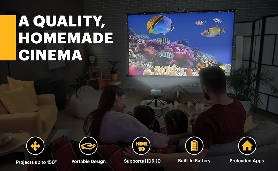 Kodak Luma 400 HD Portable mini Pocket pico projector