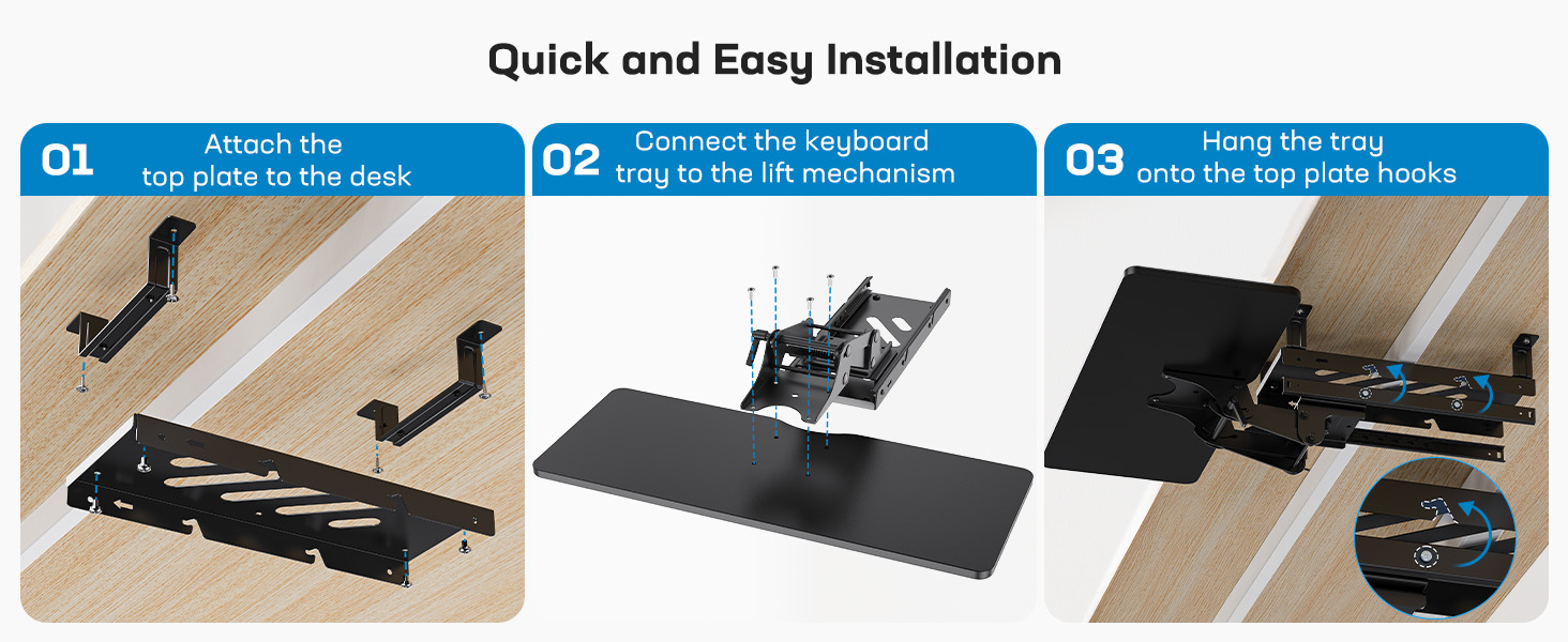 Keyboard Tray Under Desk