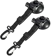 REDCAMP Heavy Duty Suction Cup Anchor with Securing Hook Tie Down, Camping Tarp Accessory as Car ...