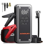 Acmount W160 Jump Starter with Air Compressor 5000A Car Battery Jump Starter 150PSI Tire Inflator...