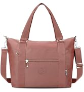 TEUEN Travel Duffel Bag Gym Bag for Women, Waterproof Nylon Weekender Overnight Bag Personal Item...