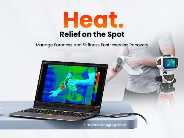 massage gun with heat