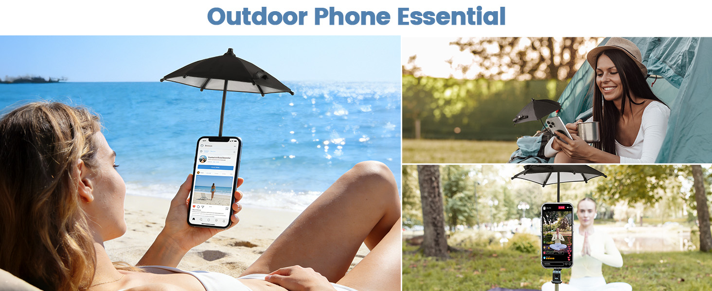 magnetic phone umbrella sun iphone shade cell kindle mini upgraded magnets light durable adjustable