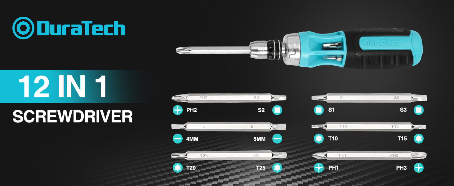 12 in 1 screwdriver