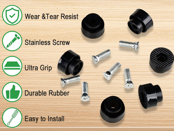  Door Stopper Replacement Rubber Tips