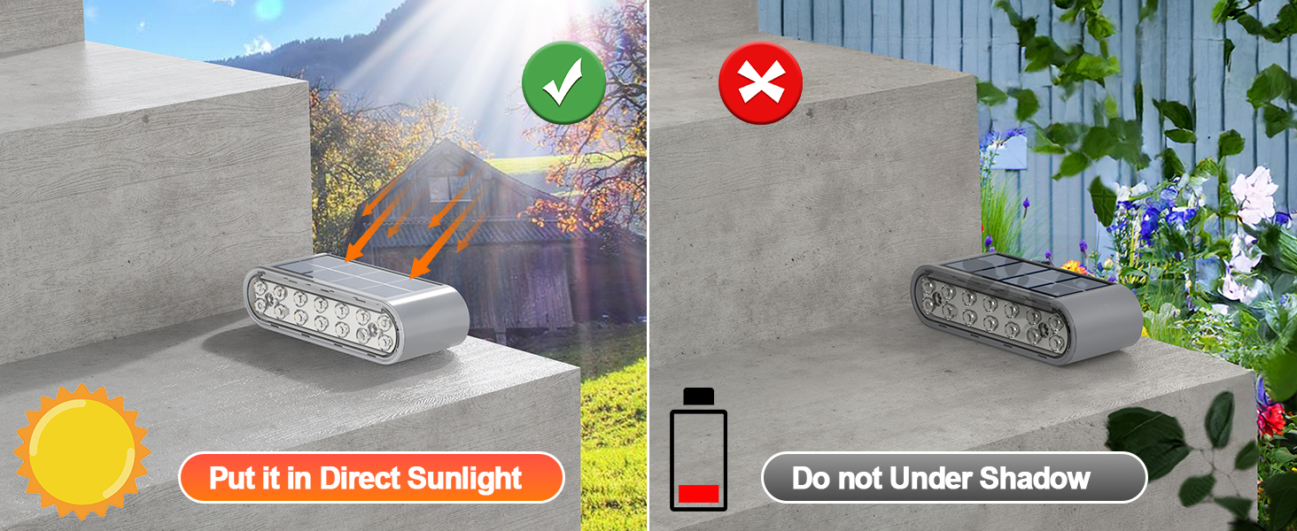 solar powered stair lights outdoor