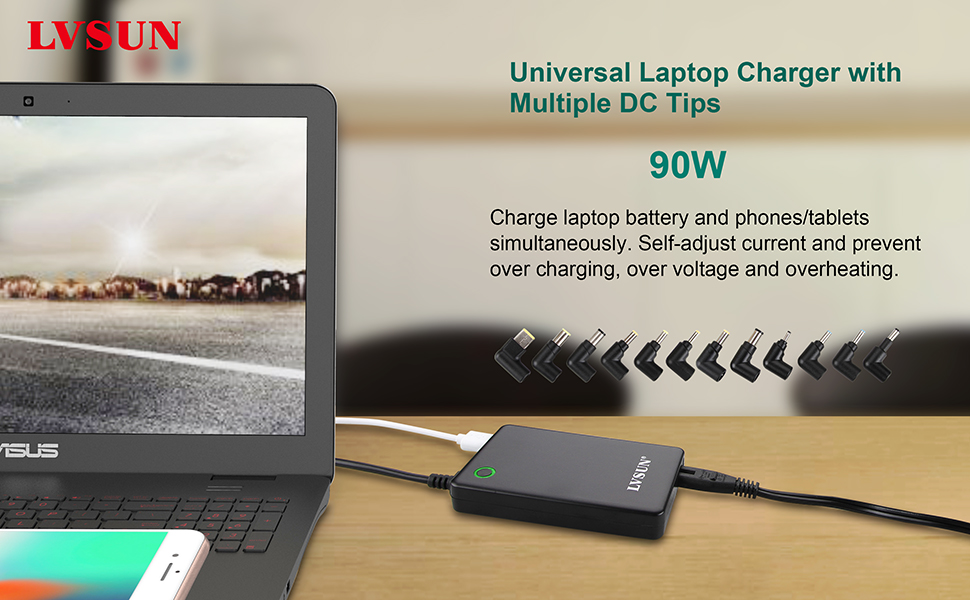 Universal laptop charger