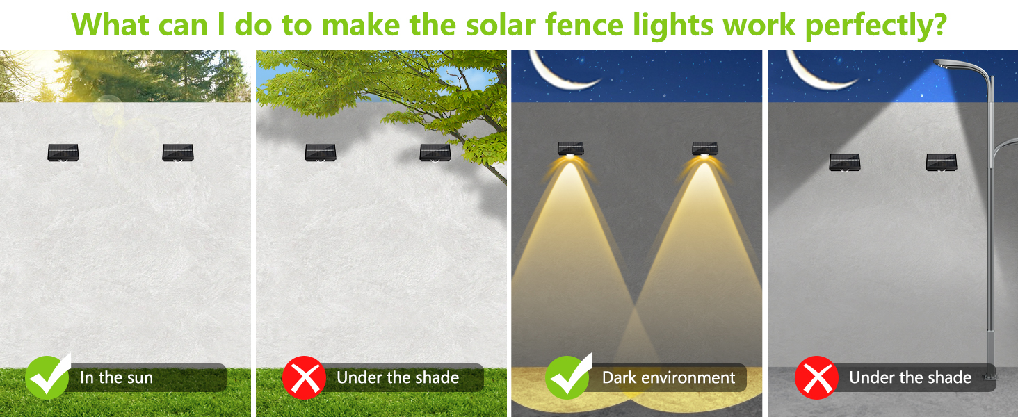 fence post solar lights