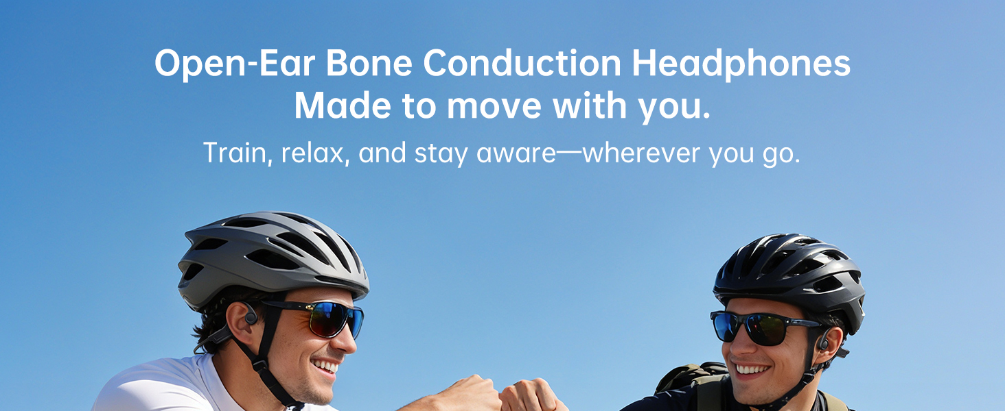 Open-Ear Bone Conduction Headphones Sports Headphones