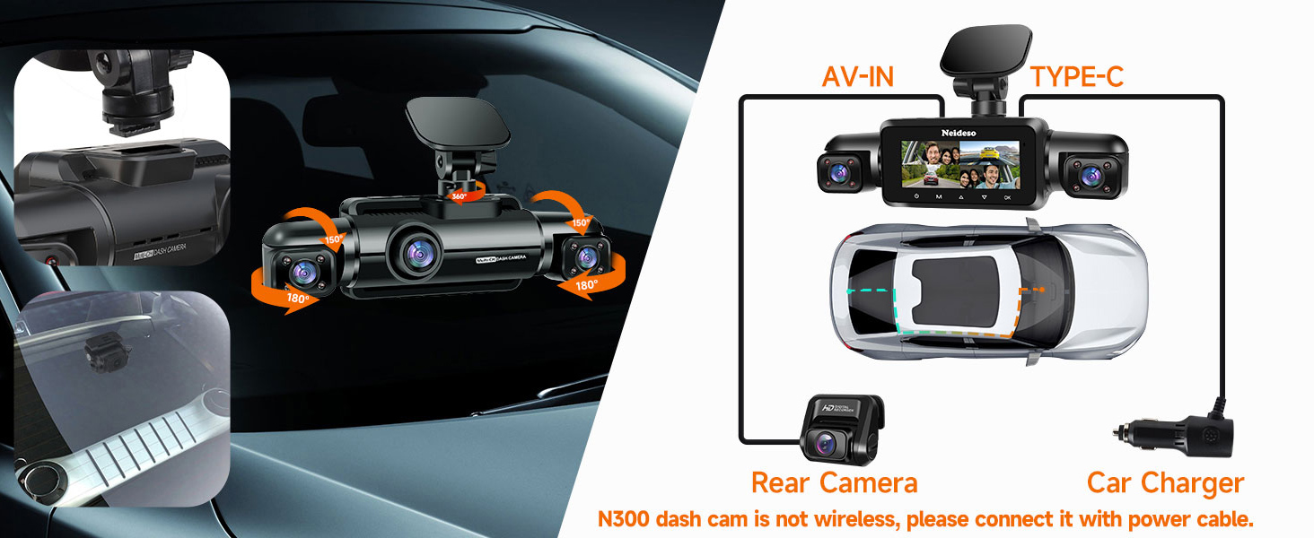 4 channel dash cam