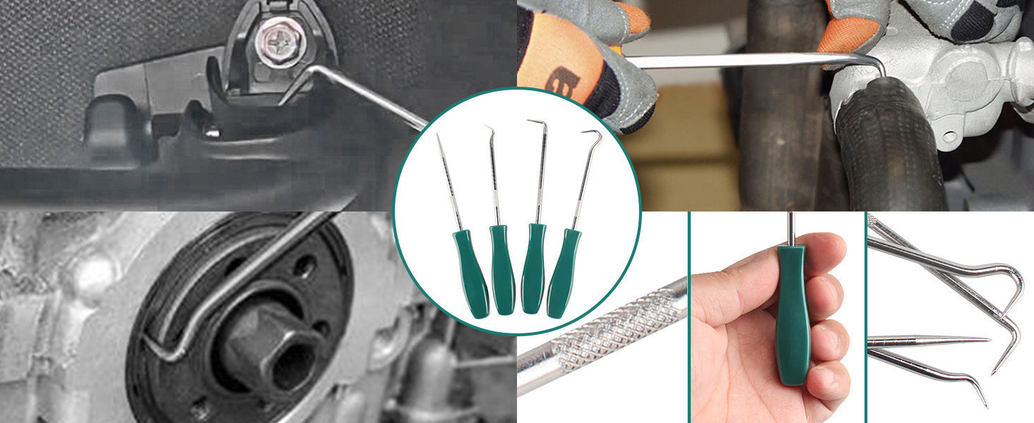 Precision Pick Hook Set Car Auto Oil Seal O-Ring Seal Gasket Pick Mini Precision Hooks 
