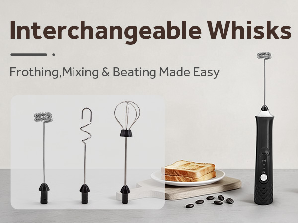 rechargeable milk frother