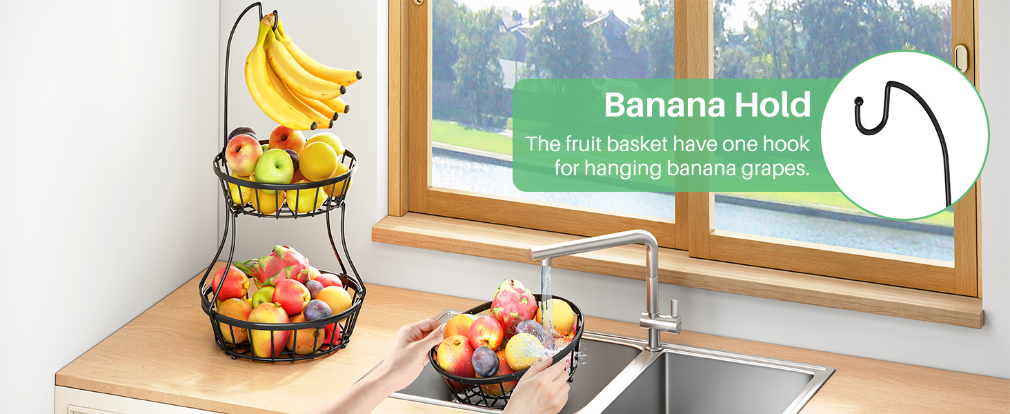 fruit basket for kitchen counter