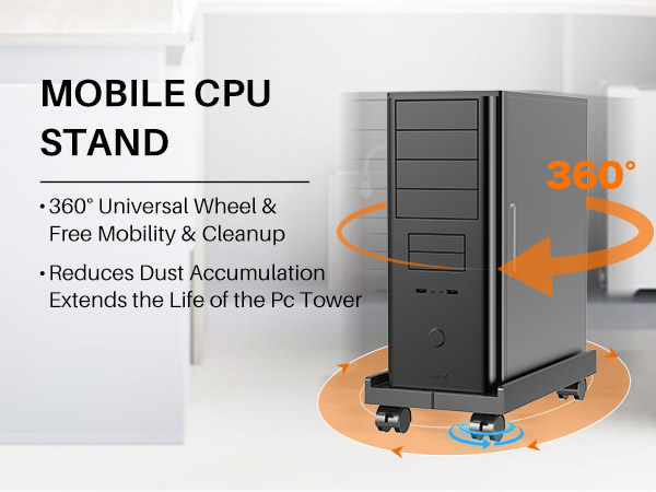 Adjustable Mobile CPU Stand