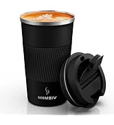 MOMSIV 17oz Travel Mug, Insulated Coffee Cup with Leakproof Lid, Vacuum Stainless Steel Double Wa...