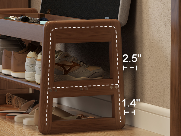 shoe rack bench