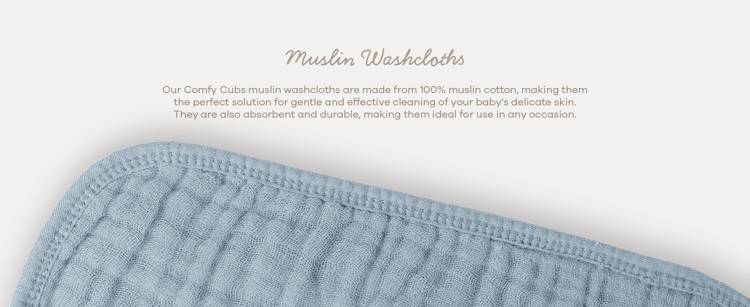 Muslin Washcloths