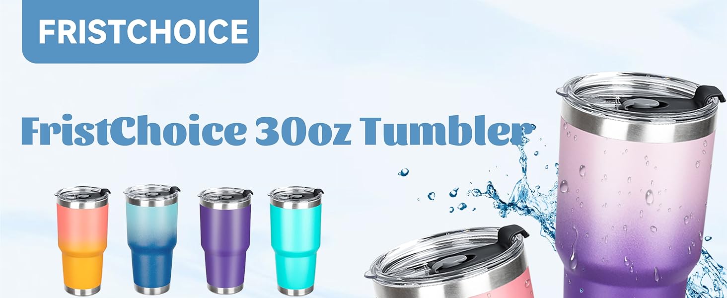 30oz tumbler with straw